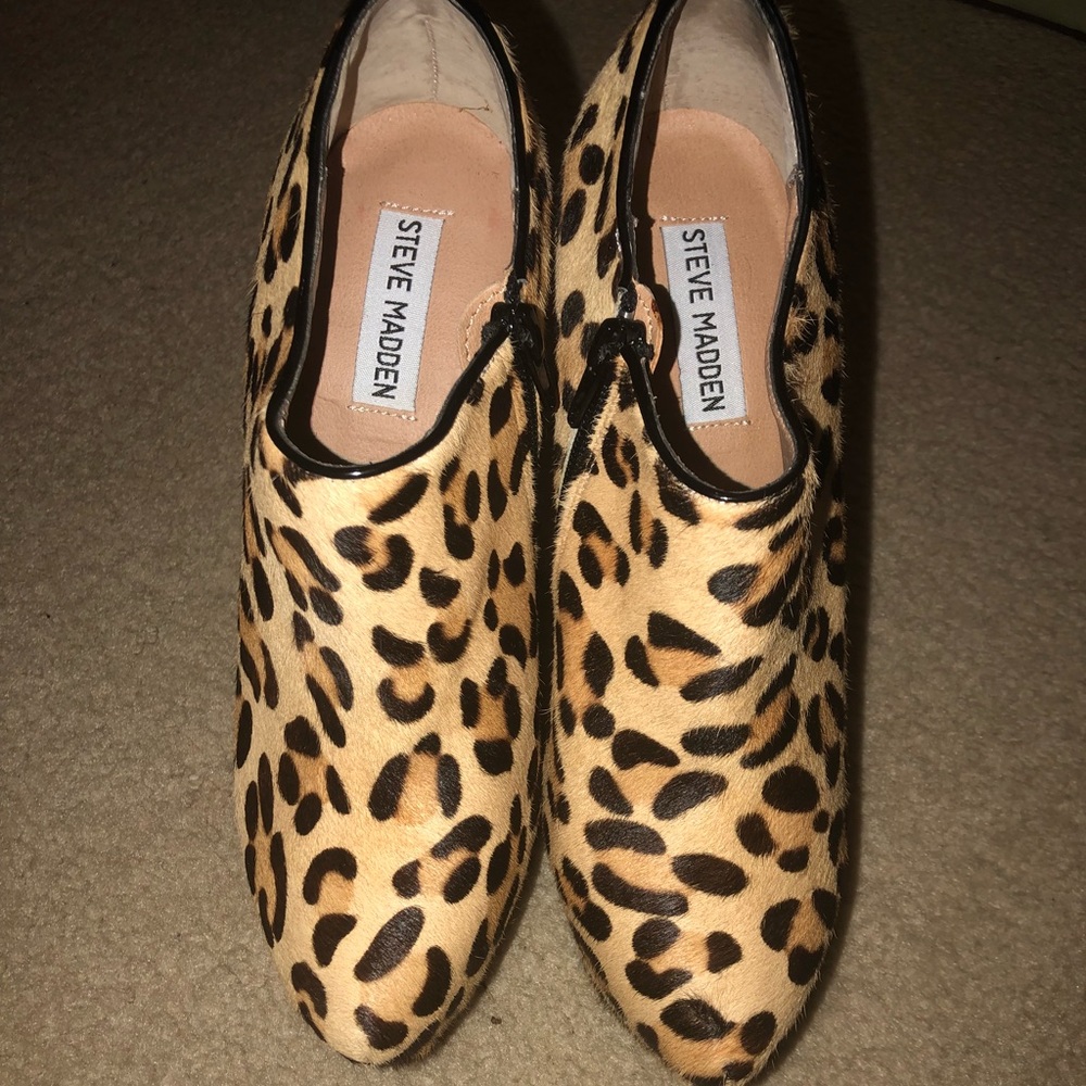 Steven madden Leopard heels size 8M